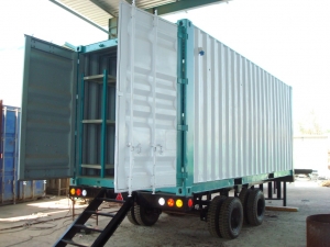 Storage Container with Racks & trolley